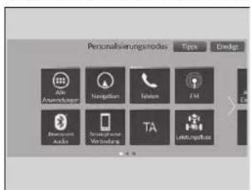 Personalisierungsmodus Tipps Erdigt Ain Anwertfänger Navigation Relation FA Bisierungen Audio Information Vorwaltung TA Leistungszus