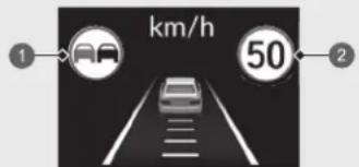 km/h ① 50 ②