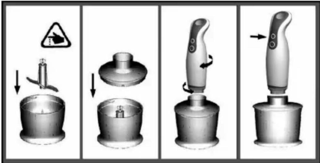 Becken BHB3038 - Antes de Usar la Picadora - 1