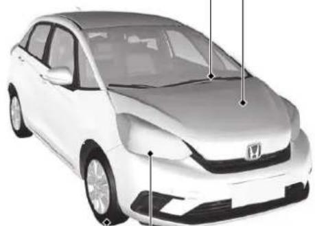 Honda Jazz e:HEV (2022) - Scheibenwischerblätter - 1