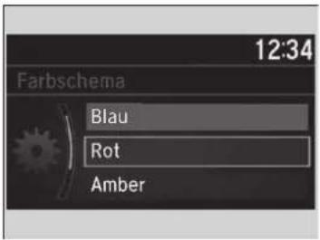 Farbschema 12:34 Blau Rot Amber