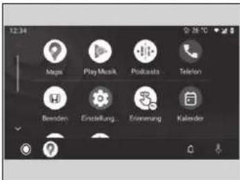 12:34 Maps Play Musik Podcasts Telefon Bewinden Einstellung... Erinnerung Kalendar