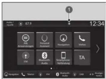 1 12:34 Able Anzahlungen Personal Assistant Navigation Verlag ZM Bluetooth Audio Smartphone Verbindung TA Navigation Select ZM Bluetooth Audio USB Ranging Audio /