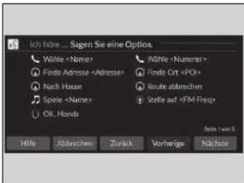 Ich Ihre ... Sugen Sie eine Option. Wähle Finde Adresse Nach Haue Spiele Ok, Honda Wähle Finde Ort Route abbrachten Stelle auf Höhe Abbrachen Zurück Vorherige Nächste