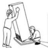 Kunft KC8030 SL - Levelling the refrigerator - 2