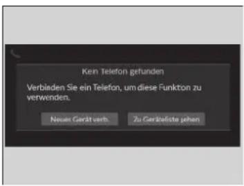 Ken Telefon gefunden Verbinden Sie ein Telefon, um diese Funktion zu verwenden. Neuer Gerät verb. Zu Gerkbaliste jehen