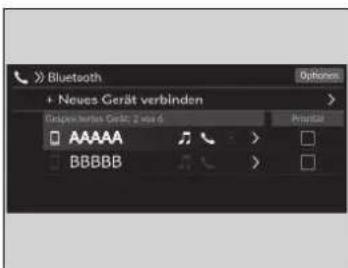 Bluetooth + Neues Gerät verbinden Gespapiere Gesatz: 2 Wave 6 AAAAA BBBBB