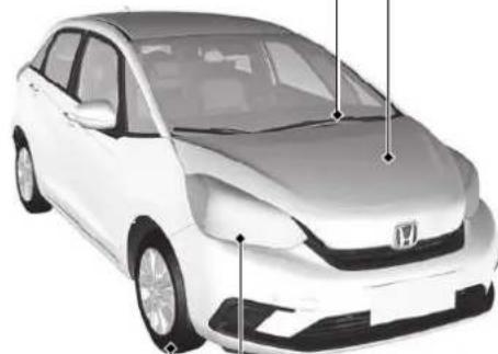 Honda Jazz e:HEV (2023) - Scheibenwischerblätter - 1
