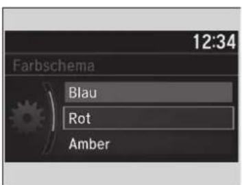 12:34 Farbschema Blau Rot Amber