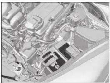 Honda Jazz e:HEV (2021) - Überprüfung der 12-Volt-Batterie - 1