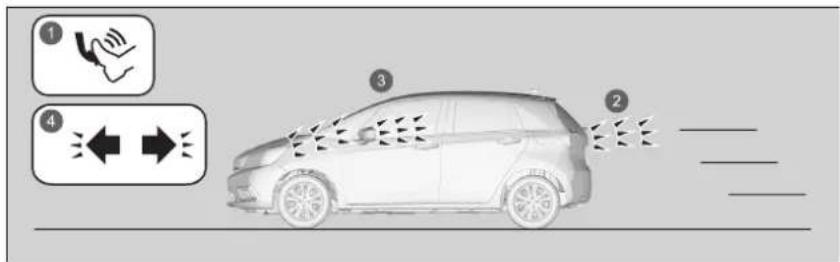 Honda Jazz e:HEV (2021) - Notbremssignal - 1