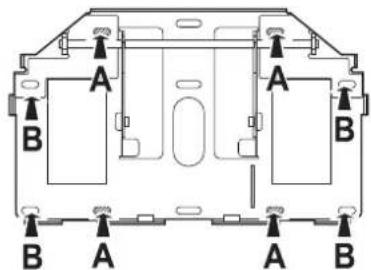 EPSON ELPMB64 - Install the wall plate - 3