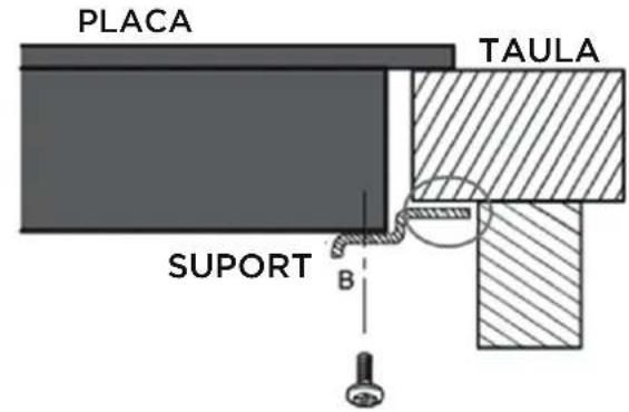 PLACA TAULA SUPPORT B