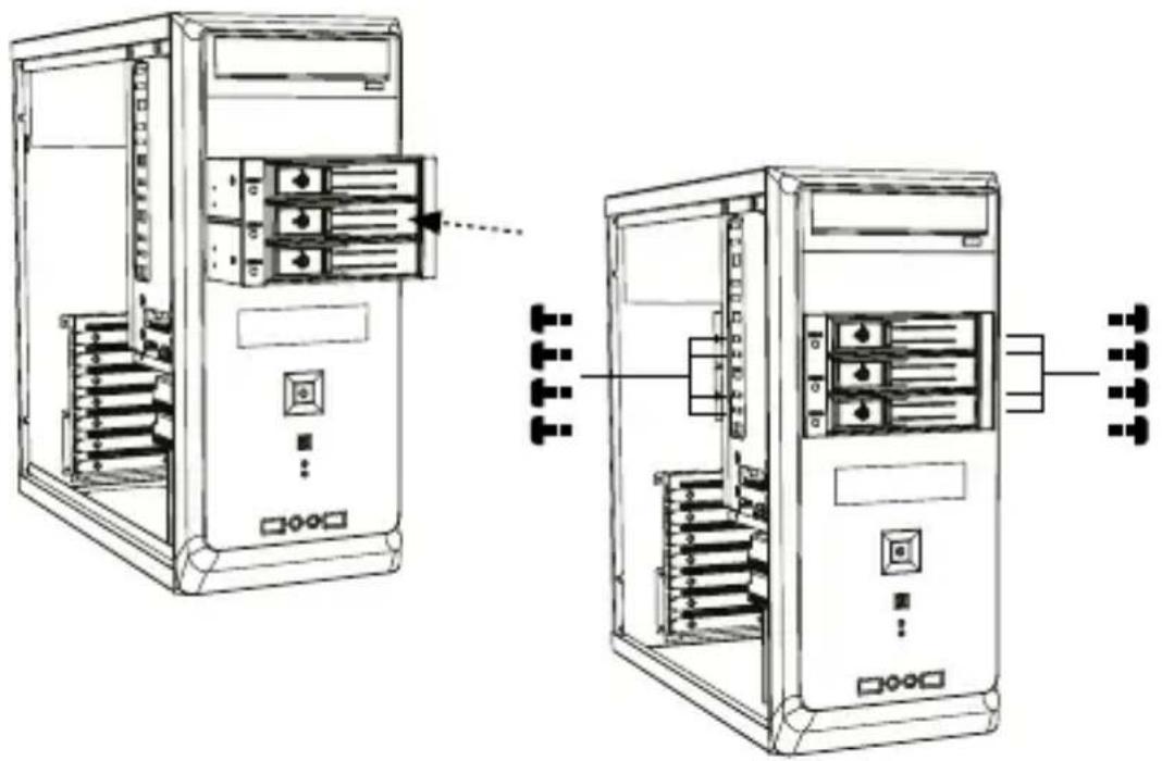 Icy Box IB-573SSK-12G - Hardware installation - 2