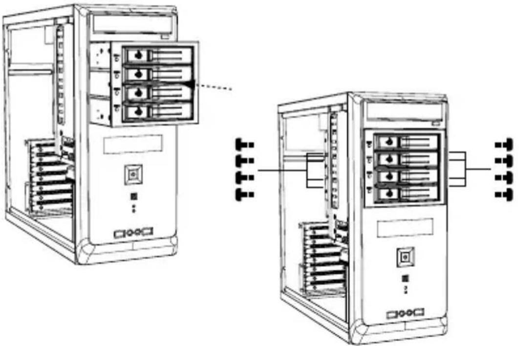 Icy Box IB-574SSK-12G - Hardware installation - 2