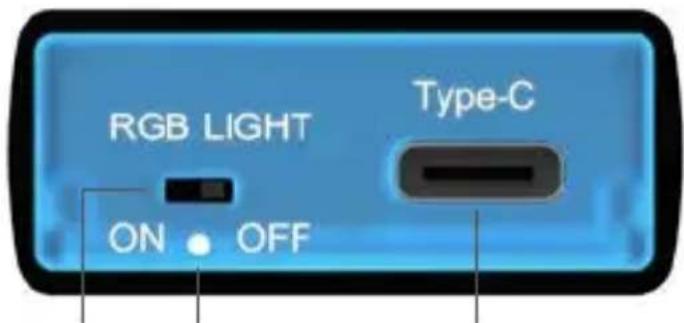 RGB LIGHT ON OFF Type-C