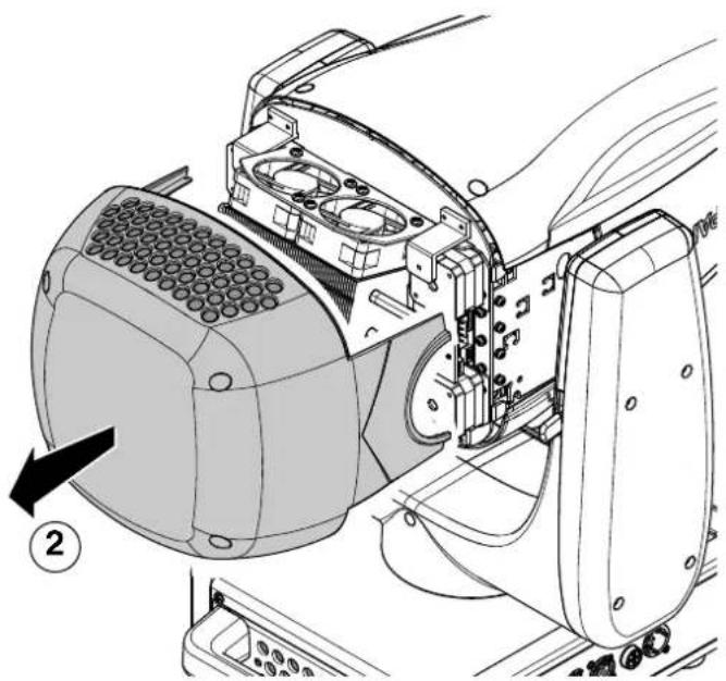 Claypaky Arolla Profile MP - Effects module removal - 9