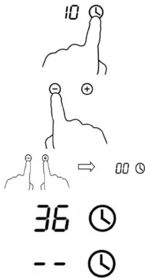 10 - + → 00 36 --