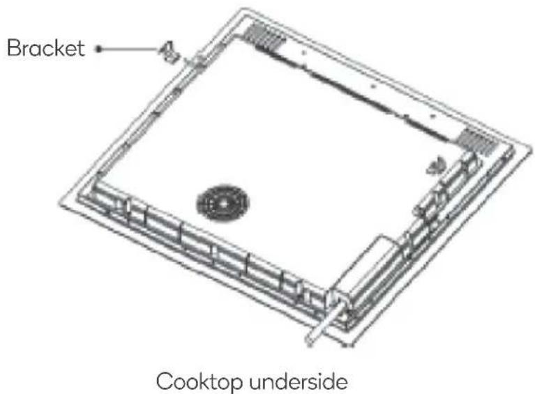 Bracket 4 Cooktop underside