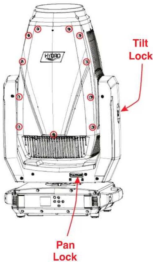 HYDRO Tilt Lock Pan Lock