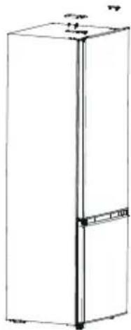 COMFEE RCB359WH2 - 3Door Right-Left Change - 13