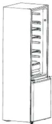 COMFEE RCB359WH2 - Cambio de puertas derecha-izquierda - 9