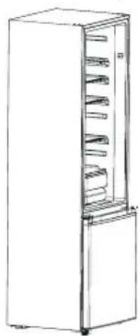 COMFEE RCB359WH2 - Cambio del lato di apertura - 9