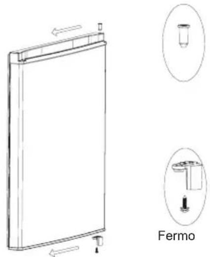 COMFEE RCB359WH2 - Cambio del lato di apertura - 8
