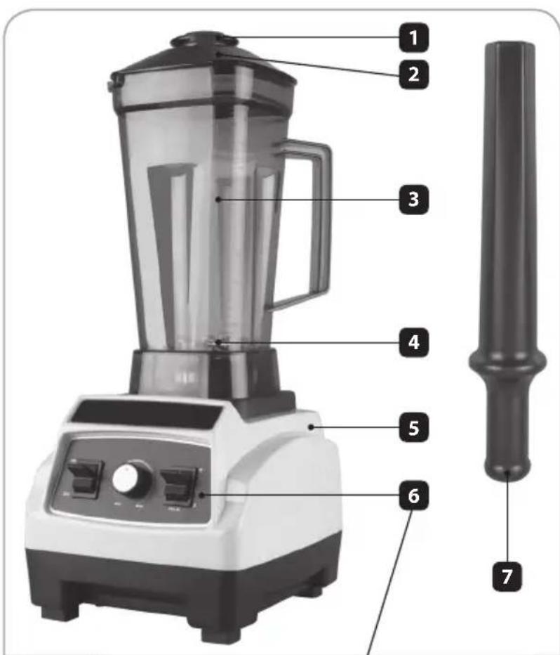 Eldom Perfect Vital BK500C - OVLÁDANIE - 1