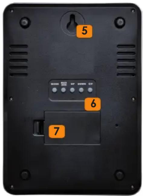 5 MODE BASE UP OF DOWN UP 6 7