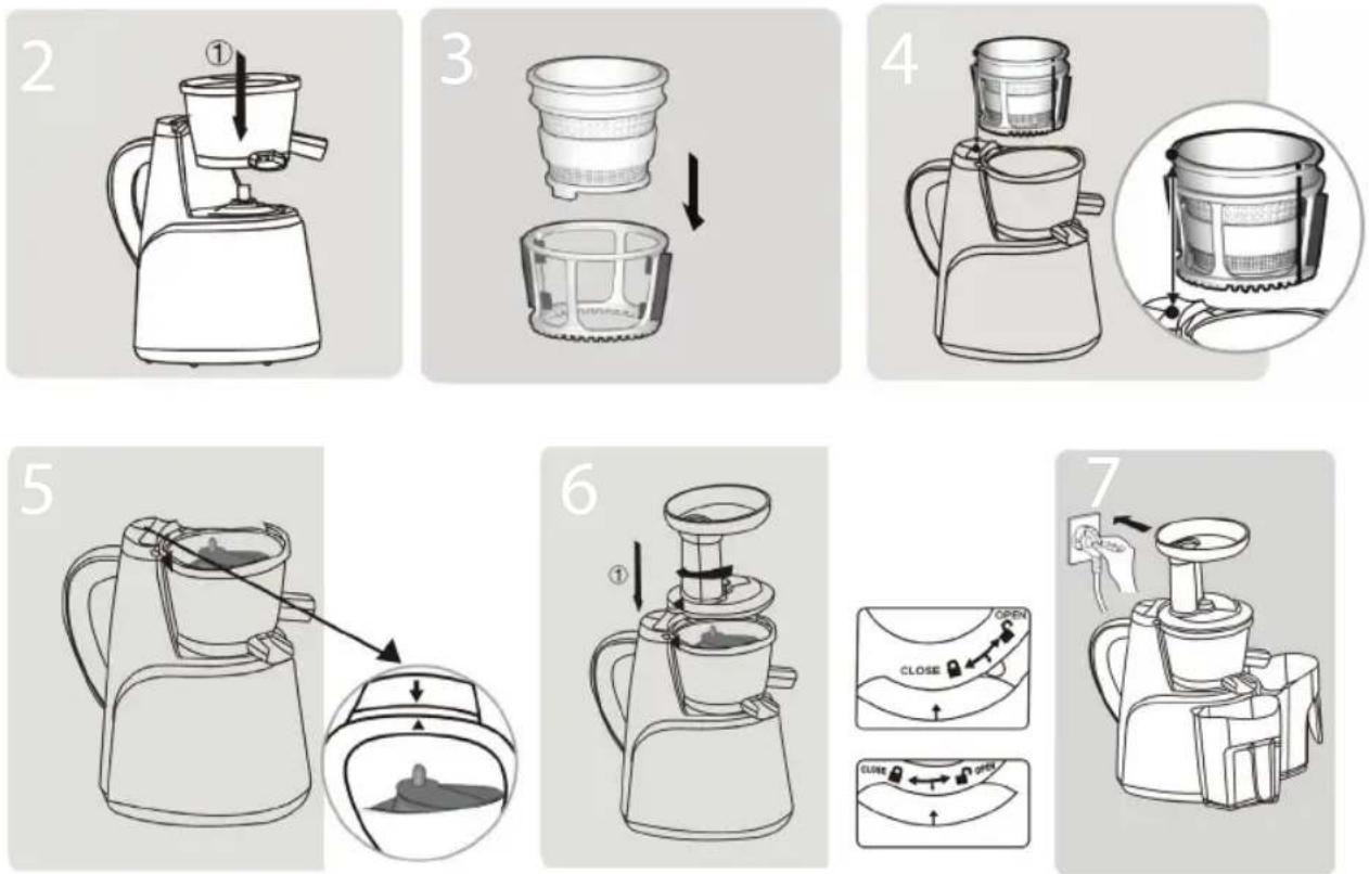 Eldom Perfect Juicer PJ600C - HINWEISE - 1