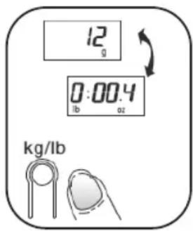 12 g 0:00.4 lb oz kg/lb