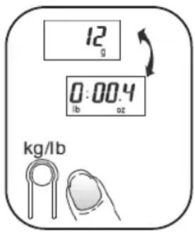 12 g 0:00.4 lb oz kg/lb