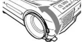 Elmo MP-50E - Adjust the size of the projected image. - 1