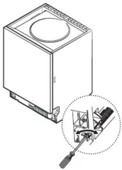 KKT Kolbe DW616VI - Einstellung der Spannung der Türfeder - 1