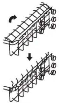 KKT Kolbe DW4505FS - Adjusting the cup rack on the upper basket - 5