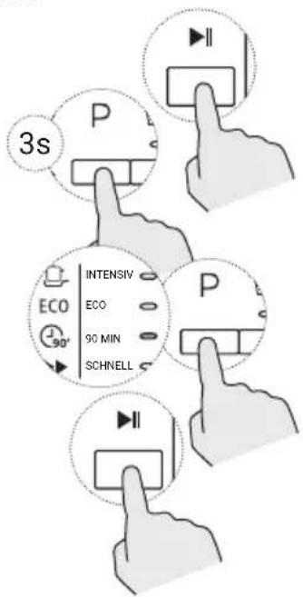 3s P INTENSIV ECO 90° 90 MIN SCHNELL