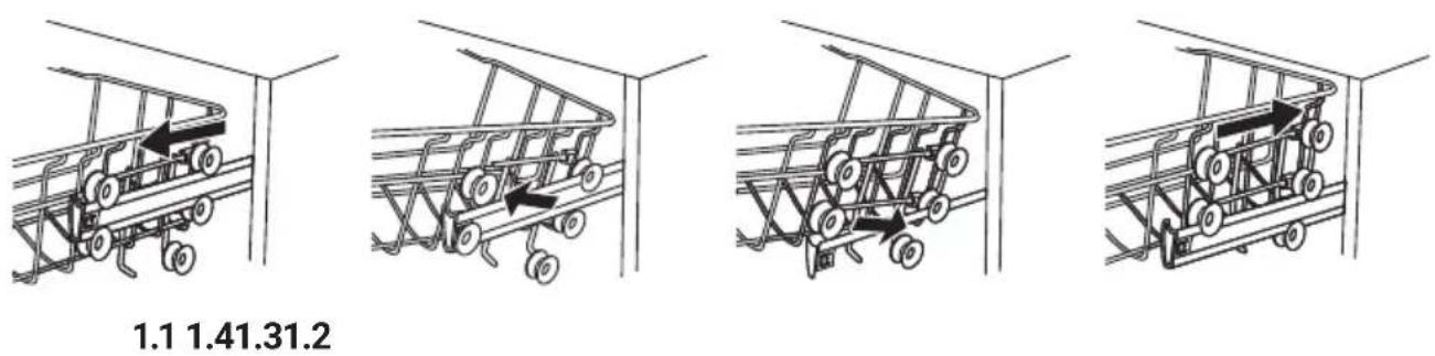 KKT Kolbe DW601ED - Höhenanpassung des Oberkorbs - 1