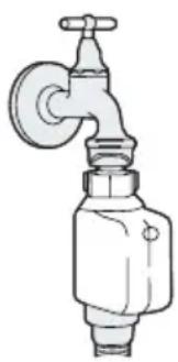 KKT Kolbe DW4504ED - Connecting the appliance to the cold water supply - 1