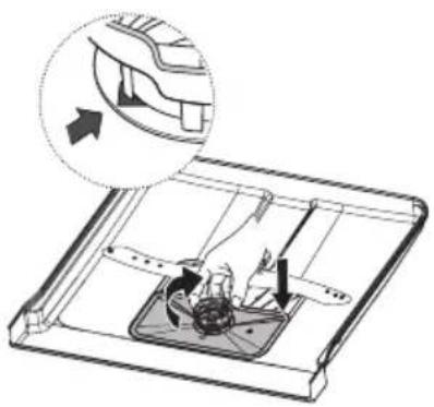 KKT Kolbe DW4504ED - Reinserting the spray arms - 1