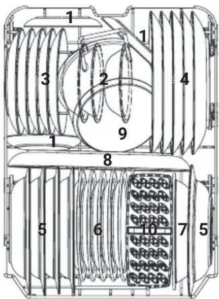 Technical diagram of a mechanical or electrical component with numbered parts, likely a valve or pump assembly.