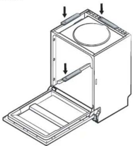 KKT Kolbe DW401S - Waagerechte Ausrichtung und Höhenanpassung / Einstellen der Stellfüße - 1