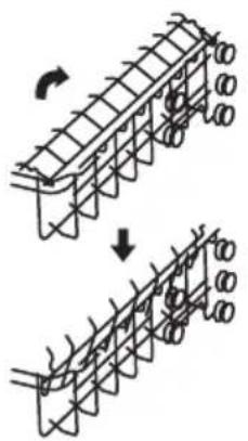 KKT Kolbe DW401S - Adjusting the cup rack on the upper basket - 1