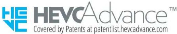 HEVCAdvance™ Covered by Patents at patentlist.hevcadvance.com