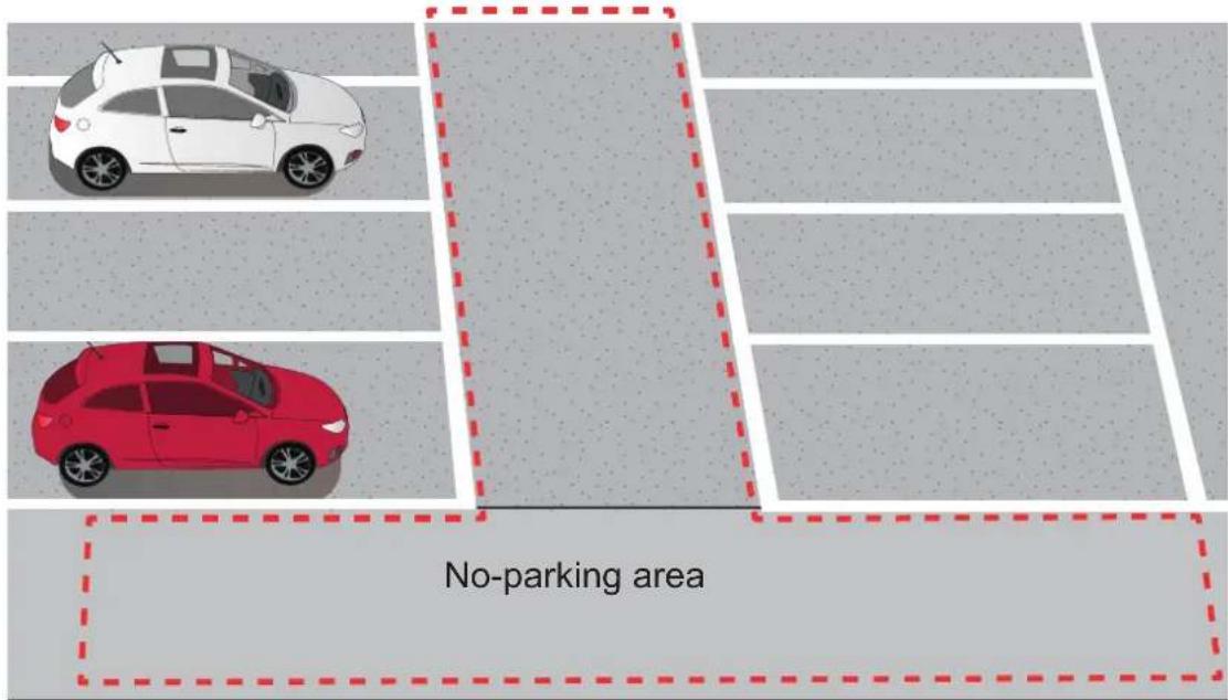 No-parking area