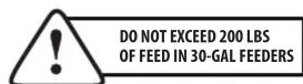 Moultrie Super Pro Magnum Feeder - D STAND UP FEEDER AND INSTALL LID - 1