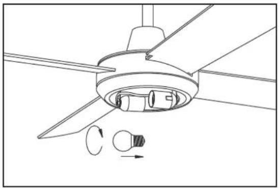 V-TAC VT-6054-4 - INSTALLING THE LED LIGHT AND GLASS SHADE - 1