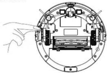 V-TAC VT-5566 - Maintenance - Charging electrode and Anti-fall Sensor - 3