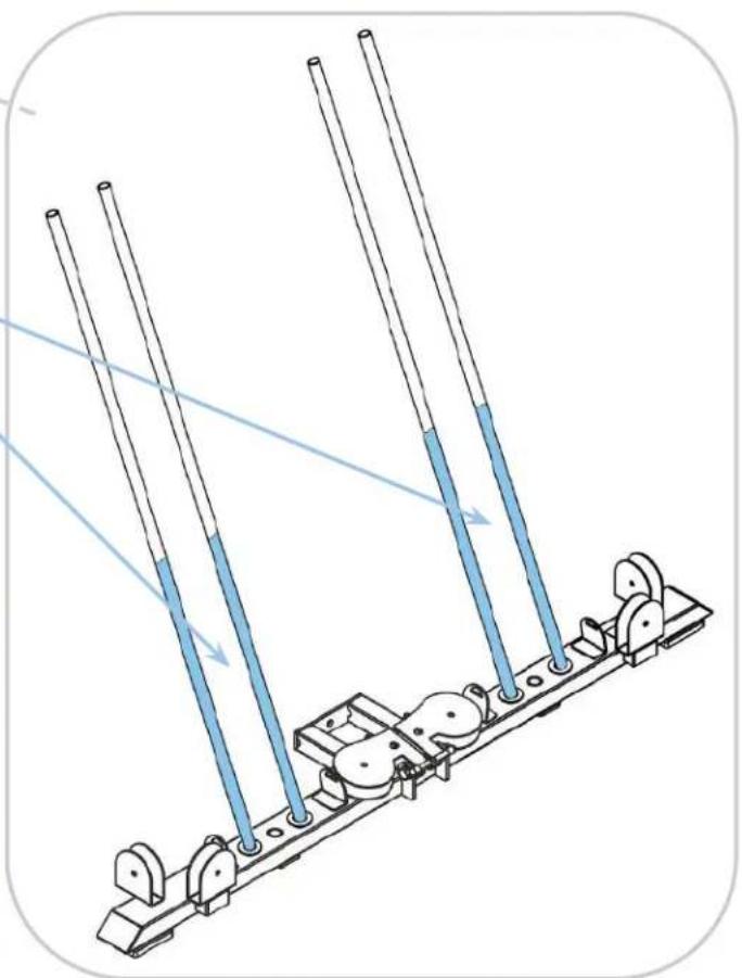 BodyCraft F738 - STEP 7c: Lube all four Guide Rods - 5