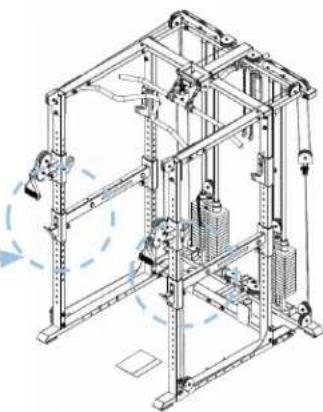 BodyCraft F738 - STEP 12a: Cable Adjustment - 5
